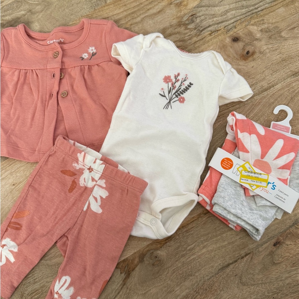 Carters 3pc outfit and pants